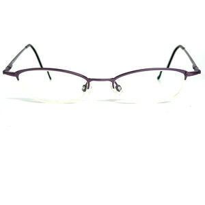 Neostyle College 312 524 48-18-135 Eyeglasses Frames Half Rim Purple H18908